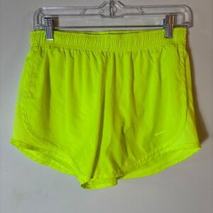 Nike Dri-Fit Tempo Running Shorts in Volt‎ Neon Yellow Size Medium